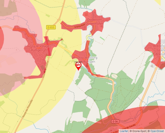 Carte Géoportail pour les drones de loisir