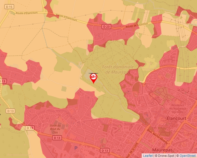 Carte Géoportail pour les drones de loisir