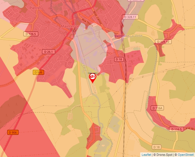 Carte Géoportail pour les drones de loisir