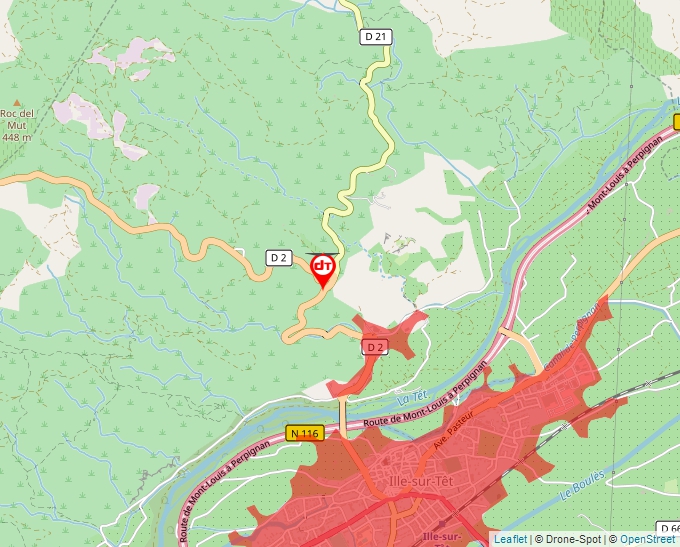 Carte Géoportail pour les drones de loisir