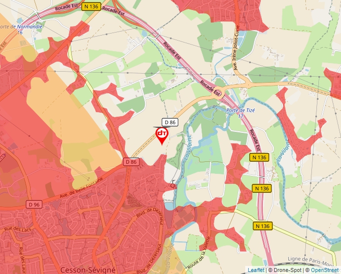 Carte Géoportail pour les drones de loisir