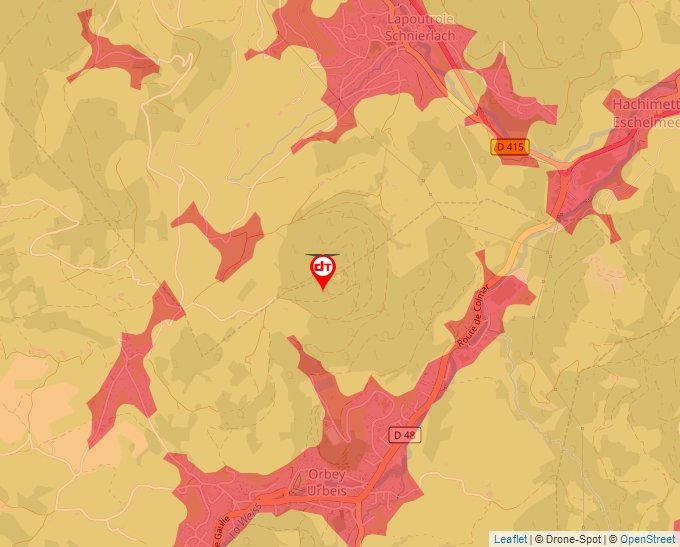 Carte Géoportail pour les drones de loisir