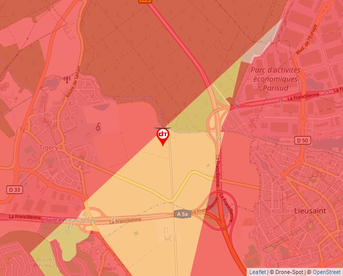 Carte Géoportail pour les drones de loisir