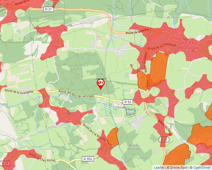 Carte Géoportail pour les drones de loisir