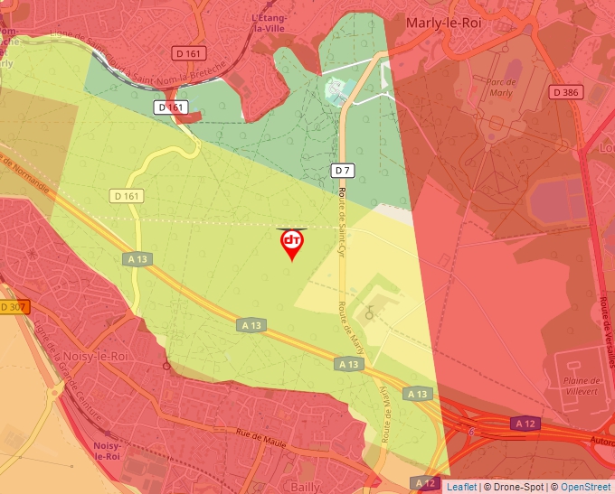 Carte Géoportail pour les drones de loisir