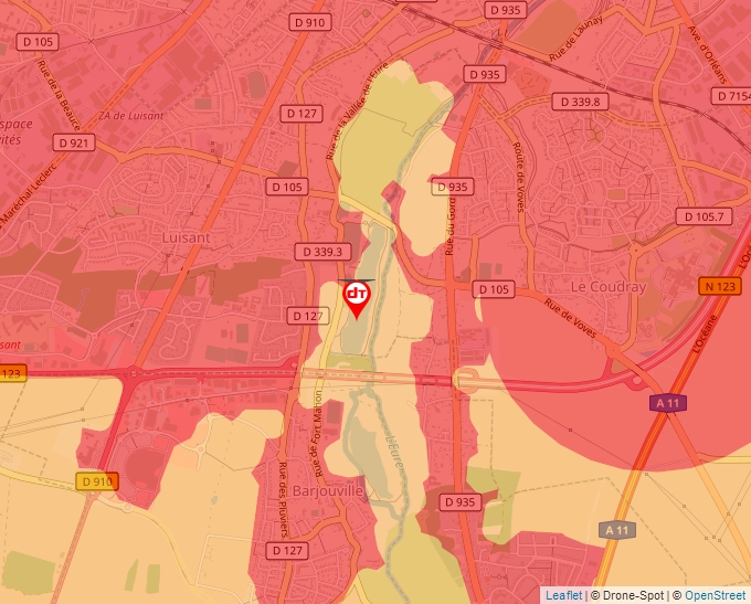 Carte Géoportail pour les drones de loisir