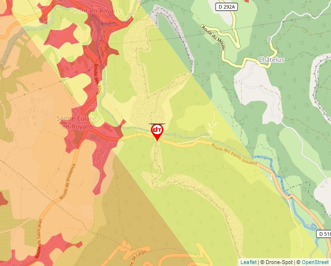 Carte Géoportail pour les drones de loisir