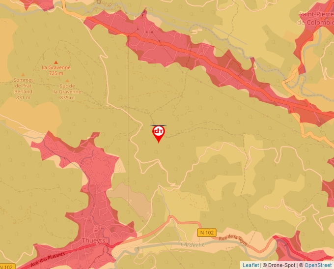 Carte Géoportail pour les drones de loisir