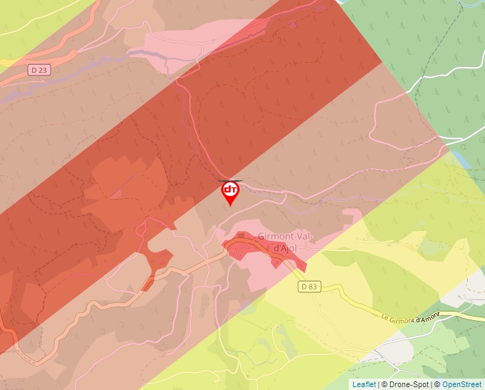 Carte Géoportail pour les drones de loisir