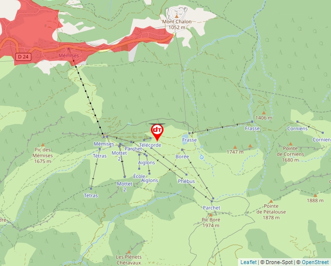 Carte Géoportail pour les drones de loisir