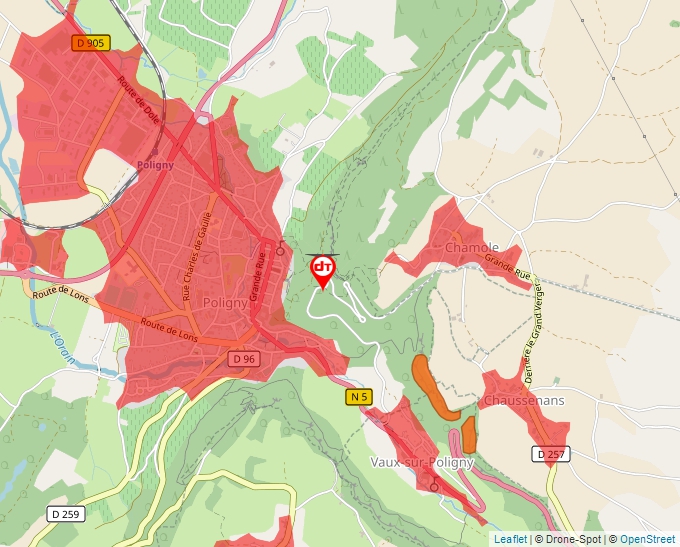 Carte Géoportail pour les drones de loisir