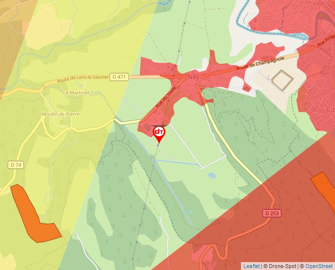 Carte Géoportail pour les drones de loisir