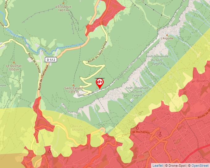 Carte Géoportail pour les drones de loisir