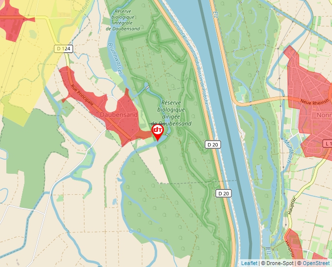 Carte Géoportail pour les drones de loisir