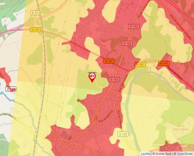 Carte Géoportail pour les drones de loisir