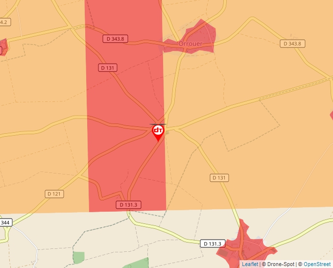 Carte Géoportail pour les drones de loisir