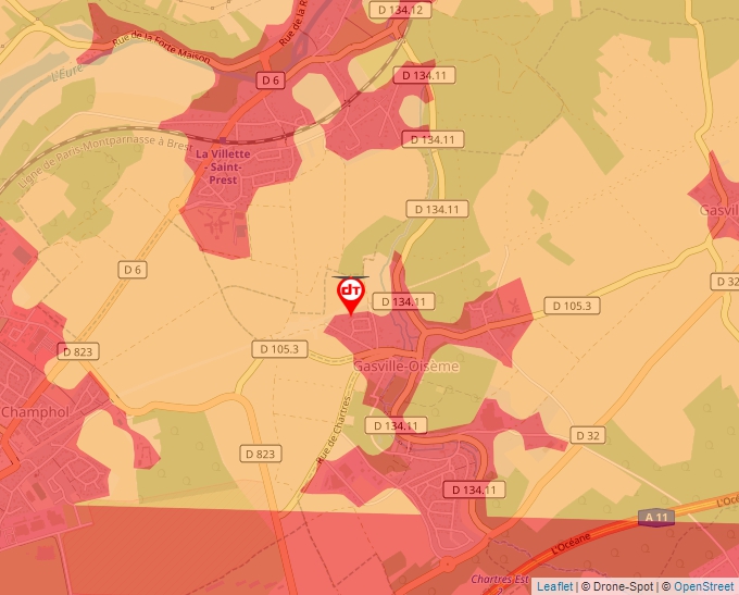 Carte Géoportail pour les drones de loisir