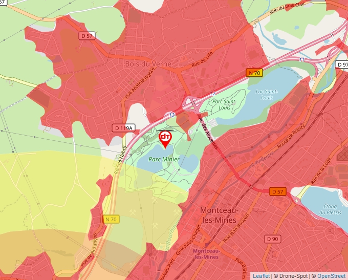 Carte Géoportail pour les drones de loisir