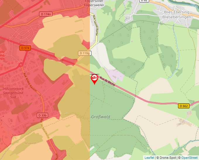 Carte Géoportail pour les drones de loisir