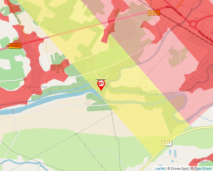 Carte Géoportail pour les drones de loisir