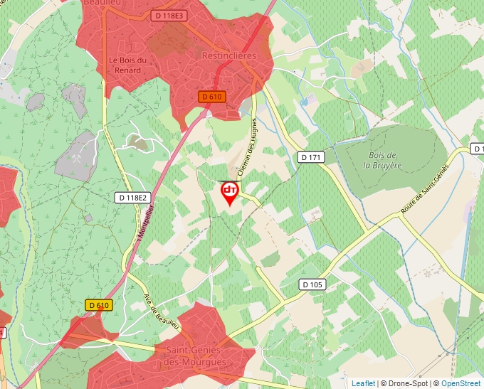 Carte Géoportail pour les drones de loisir