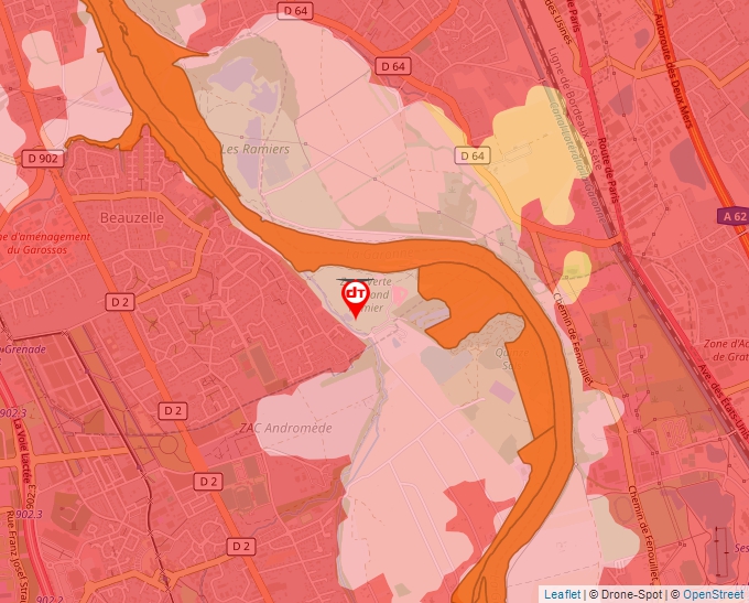 Carte Géoportail pour les drones de loisir