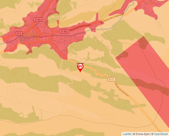 Carte Géoportail pour les drones de loisir