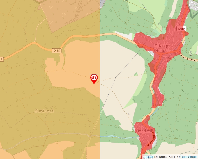 Carte Géoportail pour les drones de loisir