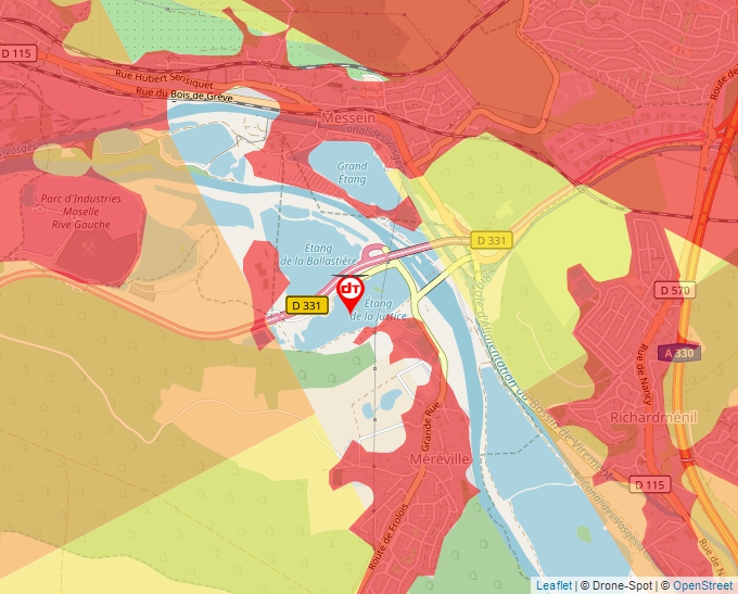 Carte Géoportail pour les drones de loisir