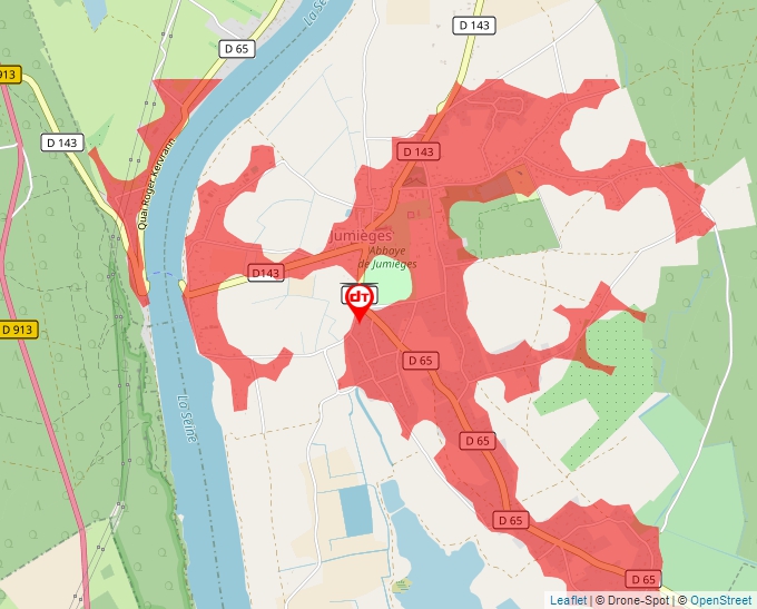 Carte Géoportail pour les drones de loisir