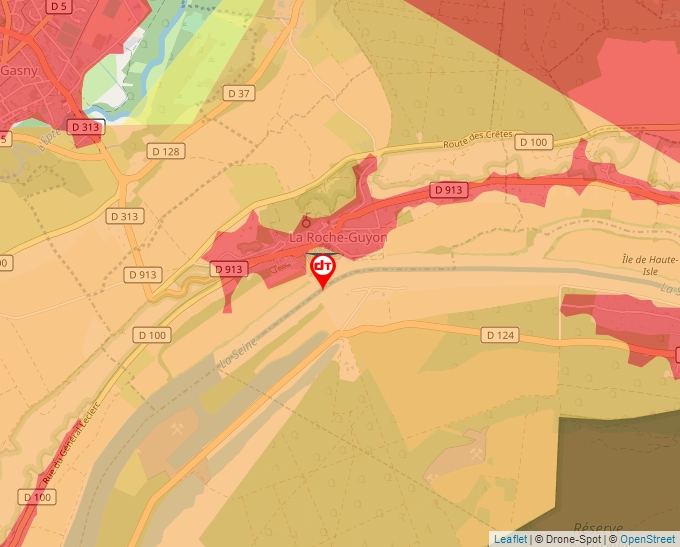 Carte Géoportail pour les drones de loisir