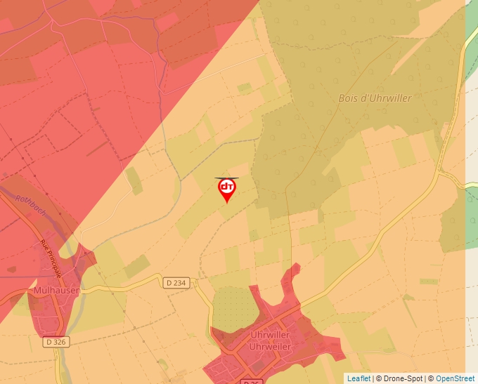 Carte Géoportail pour les drones de loisir