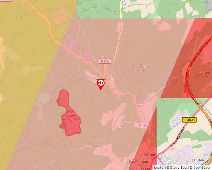 Carte Géoportail pour les drones de loisir