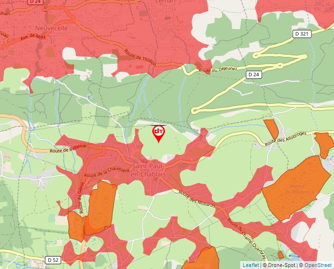 Carte Géoportail pour les drones de loisir