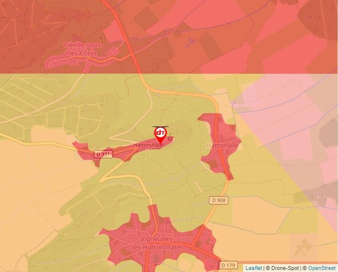 Carte Géoportail pour les drones de loisir