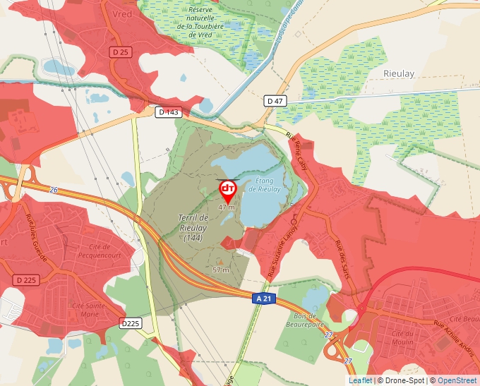 Carte Géoportail pour les drones de loisir