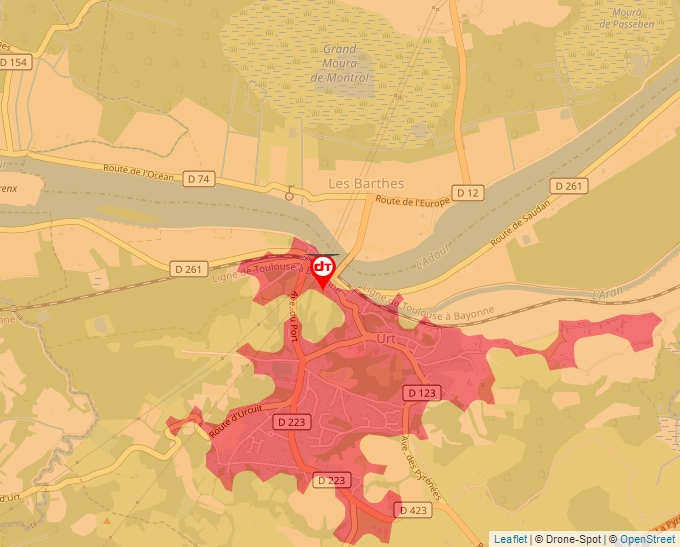 Carte Géoportail pour les drones de loisir