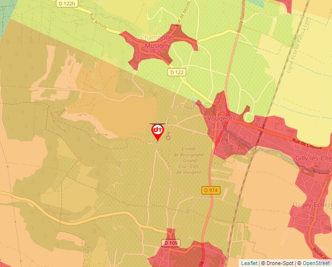 Carte Géoportail pour les drones de loisir