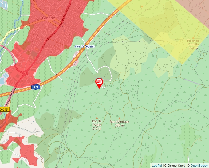 Carte Géoportail pour les drones de loisir