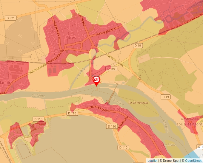 Carte Géoportail pour les drones de loisir