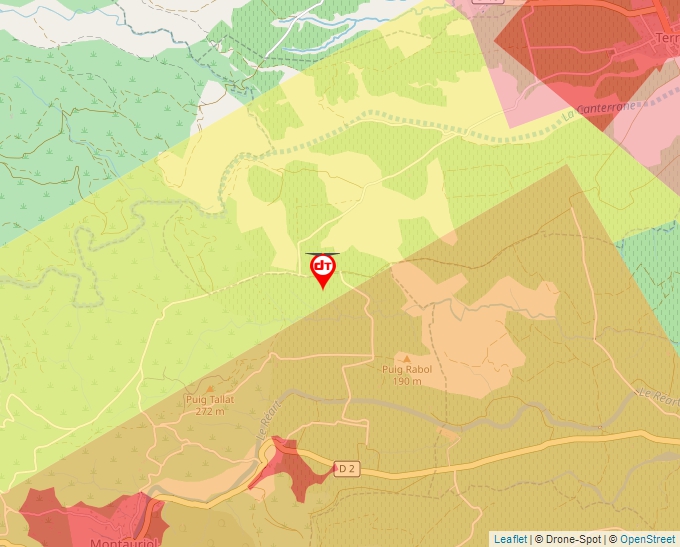 Carte Géoportail pour les drones de loisir