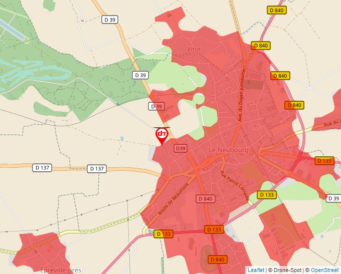 Carte Géoportail pour les drones de loisir