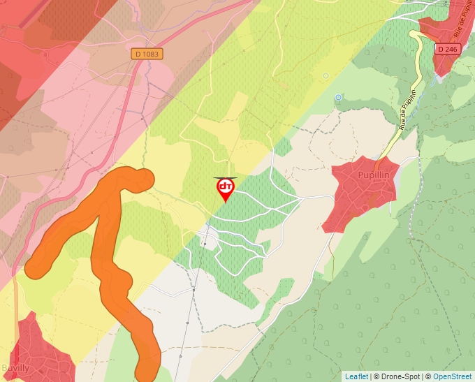 Carte Géoportail pour les drones de loisir