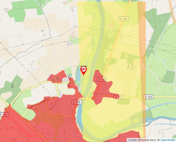 Carte Géoportail pour les drones de loisir