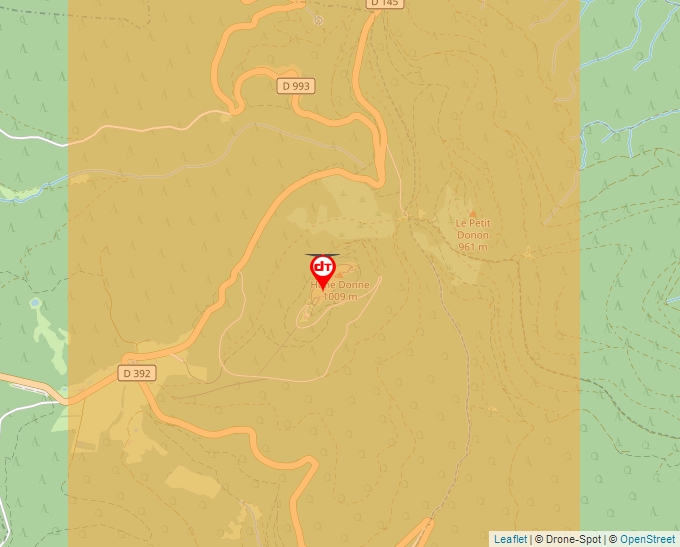 Carte Géoportail pour les drones de loisir