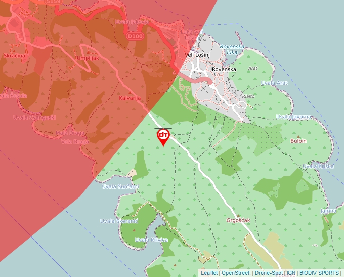 Carte Géoportail pour les drones de loisir