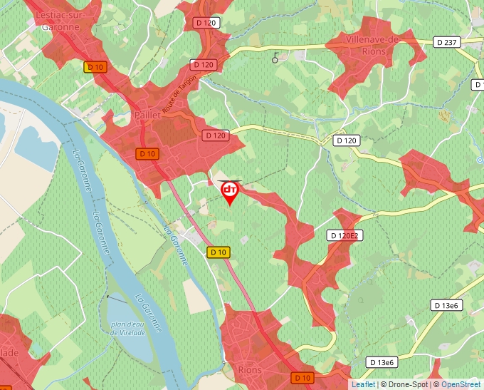 Carte Géoportail pour les drones de loisir