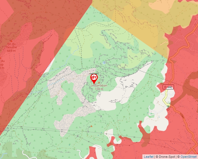 Carte Géoportail pour les drones de loisir