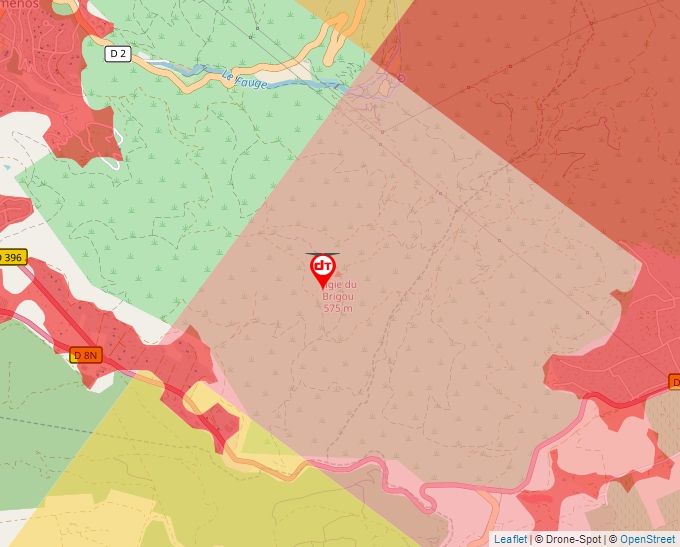 Carte Géoportail pour les drones de loisir