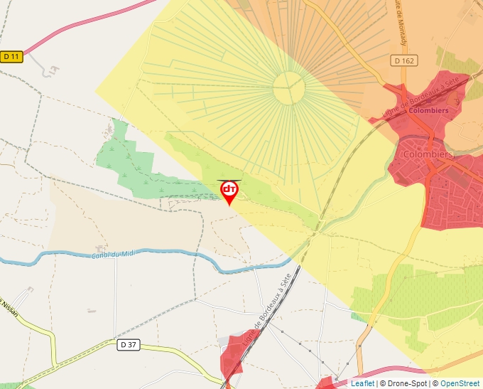 Carte Géoportail pour les drones de loisir